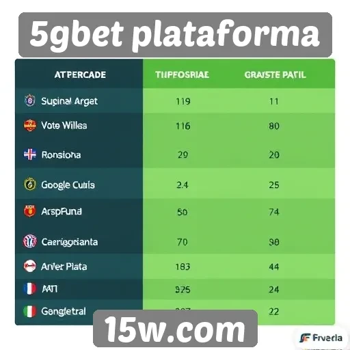 Comparação do desempenho da 5gbet plataforma com concorrentes